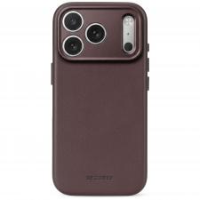 Husa Decoded Leather Backcover cu MagSafe compatibila cu iPhone 18 Pro / 17 Pro, Maro