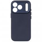 Husa Decoded Leather Backcover cu MagSafe compatibila cu iPhone 18 Pro / 17 Pro, Navy Blue 12 - lerato.ro