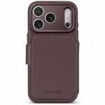 Husa flip cover Decoded Leather Detachable Wallet cu MagSafe compatibila cu iPhone 18 Pro / 17 Pro, Maro 3 - lerato.ro