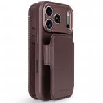 Husa flip cover Decoded Leather Detachable Wallet cu MagSafe compatibila cu iPhone 18 Pro / 17 Pro, Maro 4 - lerato.ro