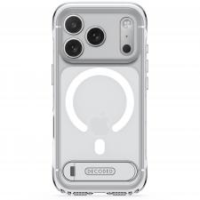 Husa Decoded AntiMicrobial Hybrid Stand Backcover cu MagSafe compatibila cu iPhone 18 Pro / 17 Pro, Frosted White