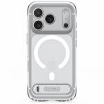Husa Decoded AntiMicrobial Hybrid Stand Backcover cu MagSafe compatibila cu iPhone 18 Pro / 17 Pro, Frosted White 3 - lerato.ro