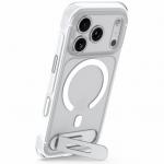 Husa Decoded AntiMicrobial Hybrid Stand Backcover cu MagSafe compatibila cu iPhone 18 Pro / 17 Pro, Frosted White 5 - lerato.ro