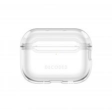 Carcasa Decoded Silicone Aircase compatibila cu Apple AirPods Pro 3, Transparent