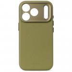 Husa Decoded Leather Backcover cu MagSafe compatibila cu iPhone 18 Pro / 17 Pro, Verde 12 - lerato.ro