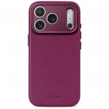 Husa Decoded Leather Backcover cu MagSafe compatibila cu iPhone 18 Pro / 17 Pro, Burgundy