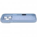 Husa Decoded Leather Backcover cu MagSafe compatibila cu iPhone 18 Pro / 17 Pro, Albastru 7 - lerato.ro