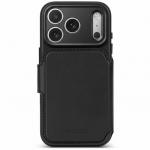 Husa flip cover Decoded Leather Detachable Wallet cu MagSafe compatibila cu iPhone 18 Pro / 17 Pro, Negru 3 - lerato.ro