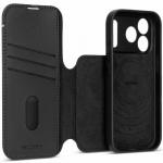 Husa flip cover Decoded Leather Detachable Wallet cu MagSafe compatibila cu iPhone 18 Pro / 17 Pro, Negru 10 - lerato.ro