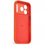 Husa Decoded Silicone Backcover cu MagSafe compatibila cu iPhone 18 Pro / 17 Pro, Portocaliu 7 - lerato.ro
