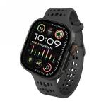 Curea din silicon Decoded Silicone Ares O compatibila cu Apple Watch 8/9/10/11/12/SE/Ultra, 44/45/46/49mm, Negru 2 - lerato.ro