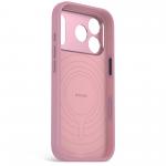 Husa Decoded AntiMicrobial Silicone Backcover cu MagSafe compatibila cu iPhone 18 Pro / 17 Pro, Roz 7 - lerato.ro