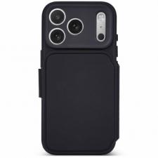 Huse si carcase iPhone 17 Pro, Husa Decoded Textured Silicone Detachable Wallet compatibila cu iPhone 18 Pro / 17 Pro, Negru, lerato.ro