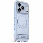 Husa Decoded AntiMicrobial Hybrid Stand Backcover cu MagSafe compatibila cu iPhone 18 Pro / 17 Pro, Clear Navy 9 - lerato.ro