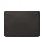Husa laptop Decoded Leather Frame Sleeve compatibila cu Macbook Air / Pro 13 inch Black 3 - lerato.ro