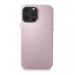 Carcasa din piele naturala Decoded BackCover MagSafe compatibila cu iPhone 13 Pro Max Pink 2 - lerato.ro