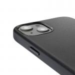 Carcasa din piele naturala Decoded BackCover MagSafe compatibila cu iPhone 13 Black