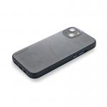 Carcasa din piele naturala Decoded BackCover MagSafe compatibila cu iPhone 13 Navy Blue