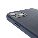Carcasa din piele naturala Decoded BackCover MagSafe compatibila cu iPhone 13 Navy Blue 6 - lerato.ro