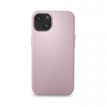 Carcasa din piele naturala Decoded BackCover MagSafe compatibila cu iPhone 13 Pink 2 - lerato.ro