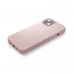 Carcasa din piele naturala Decoded BackCover MagSafe compatibila cu iPhone 13 Pink 5 - lerato.ro