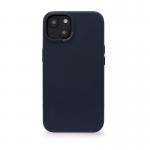 Carcasa din piele naturala Decoded BackCover MagSafe compatibila cu iPhone 14 Plus Navy Blue 2 - lerato.ro