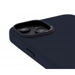 Carcasa din piele naturala Decoded BackCover MagSafe compatibila cu iPhone 14 Plus Navy Blue