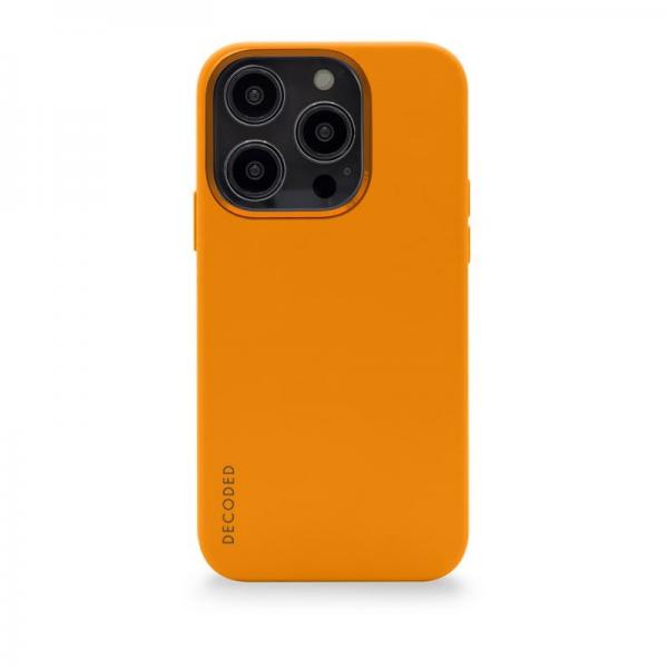 Carcasa Decoded Silicone BackCover MagSafe compatibila cu iPhone 14 Pro Max Apricot