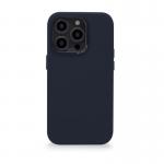 Carcasa din piele naturala Decoded BackCover MagSafe compatibila cu iPhone 14 Pro Navy Blue 2 - lerato.ro