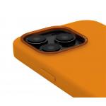 Carcasa Decoded Silicone BackCover MagSafe compatibila cu iPhone 14 Pro Apricot 8 - lerato.ro