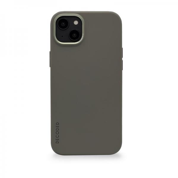 Carcasa Decoded Silicone BackCover MagSafe compatibila cu iPhone 14 Olive