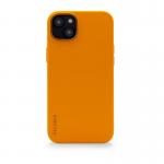 Carcasa Decoded Silicone BackCover MagSafe compatibila cu iPhone 14 Apricot 2 - lerato.ro