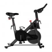 Bicicleta spinning DeerRun S500 Pro, Reglare rezistenta, Sarcina maxima 136kg, 103 x 49 x 112 cm, Bluetooth, Negru