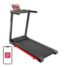 Banda de alergat DeerRun A1 Pro, Viteza Maxima 16km/h, Sarcina maxima 158kg, 139 × 61.3 × 107.5 cm, Pliabila, Negru / Rosu