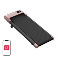Banda de alergat DeerRun Q2 Urban Plus , Viteza Maxima 6.1km/h, Sarcina maxima 136kg, 114.3 × 50 × 10 cm, Compatibila Bluetooth, Roz