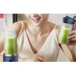 Blender Wireless portabil Deerma NU06, 140W, Capacitate 400 ml, 1500 mAh, Albastru 10 - lerato.ro