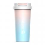 Blender wireless portabil Deerma NU90, 50W, 18000RPM, Capacitate 300 ml, 1500 mAh, Albastru/Roz 2 - lerato.ro