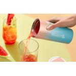 Blender wireless portabil Deerma NU90, 50W, 18000RPM, Capacitate 300 ml, 1500 mAh, Albastru/Roz 5 - lerato.ro