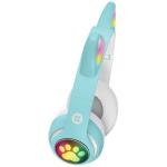 Casti audio bluetooth Defender Freemotion B585, Bluetooth 5.0, 400 mAh, Driver 40mm, Autonomie 8h, Verde / Alb 8 - lerato.ro