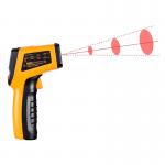 Aparat de masura digital Deko Tools CWQ02, Termometru Laser, -50/600 Grade Celsius, Afisaj LCD, Portocaliu 3 - lerato.ro