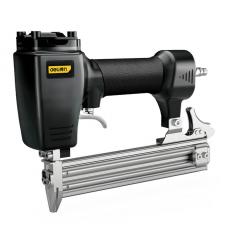 Capsator pneumatic Deli Tools EDL-QDQ-F30, Cartus din oxid de aluminiu, Negru