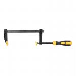Clema pentru tamplarie tip F Deli Tools EDL111230, 120 x 300 mm, Otel A3, Negru / Galben 4 - lerato.ro