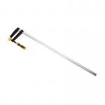 Clema pentru tamplarie tip F Deli Tools EDL111280, 120 x 800 mm, Otel A3, Negru / Galben 3 - lerato.ro