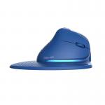 Mouse universal Delux M618XSD BT RGB, Wireless, Vertical, 4000 DPI, 1000 mAh, Albastru 6 - lerato.ro