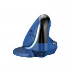Mouse universal Delux M618XSD BT RGB, Wireless, Vertical, 4000 DPI, 1000 mAh, Albastru 7 - lerato.ro
