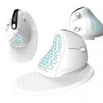 Mouse universal Delux M618XSD BT RGB, Wireless, Vertical, 4000 DPI, 1000 mAh, Alb 5 - lerato.ro