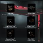 Birou gaming Diablo Chairs X-Mate 1400, 140 x 75  x 75 cm, Sarcina maxima 80kg, Suport casti, Negru 13 - lerato.ro