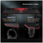 Birou gaming Diablo Chairs X-Mate 1400, 140 x 75  x 75 cm, Sarcina maxima 80kg, Suport casti, Negru 7 - lerato.ro