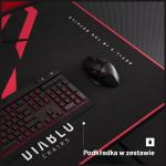 Birou de gaming Diablo Chairs X-Mate 1600, 160 x 75  x 75 cm, Sarcina maxima 80kg, Suport casti, Negru 12 - lerato.ro