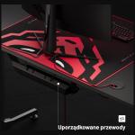 Birou de gaming Diablo Chairs X-Mate 1600, 160 x 75  x 75 cm, Sarcina maxima 80kg, Suport casti, Negru 14 - lerato.ro